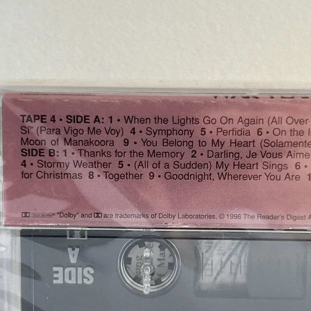 Set of 3 Great Romantic Memories of the War Years Cassette Tapes Readers Digest - Picture 9 of 10